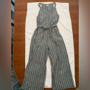 Caslon linen blend jumpsuit, size S